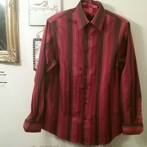 Classy striped dress shirt, M/L